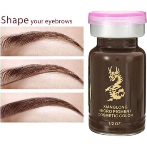 2021 New Semi Permanent Eyebrow Tattoo Ink Durable Emulsions Makeup Pigment Microblading Coloring Beauty Tool Supplies maquiagem