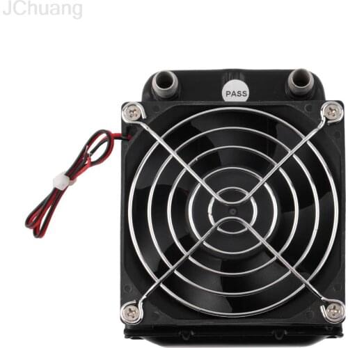 Aluminum 80mm Water Cooling Row With Fan For CPU Durable Cooling System Devices Computer Radiator Compact Heat Exchanger