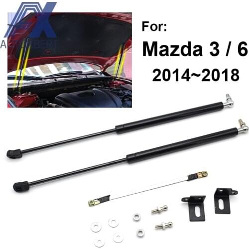 For Mazda 3 6 M3 M6 2014-2016 2017 2018 19 Hydraulic Rod Front Hood Engine Cover Lift Support Gas Strut Spring Bar Accessories