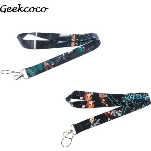 J1883 Anime Neck Straps Lanyards For Keys ID Card Pass Gym Mobile Phone USB DIY Badge Holder Lanyard