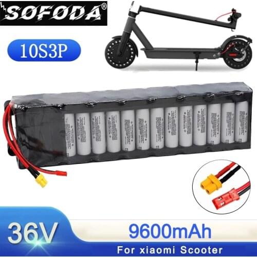 36V 10S3P 9.6Ah 10Ah 600watt lithium-ion battery pack for Panasonic 32B Xiaomi mijia m365 pro ebike bicycle scooter with 20A BMS