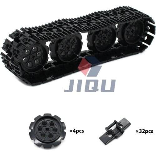 MOC Technology Bricks Accessory Bulk 88323 57519 Tank Tread Wheels Compatible High-tech Building Blocks Educational Toys