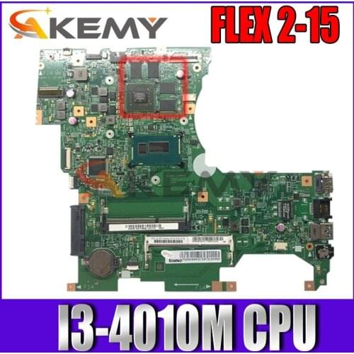 Akemy LF15M MB 13308-1 448.00Z04.0011 For lenovo FLEX 2-15 Laptop motherboard SR16Q I3-4010M CPU