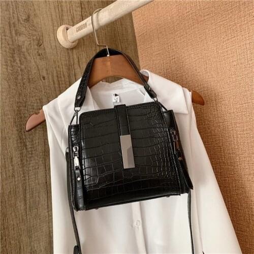 New Women Leather Handbags Vintage Sac Female Fashion Leather Crossbody Shoulder Bags Tote Ladies Designer Brand Top-Handle Bags