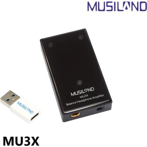 NEW Musiland MU3X 4.4 balance 3.5 single-ended dual-chip mobile phone computer sound card HIFI decoding headphone amplifier