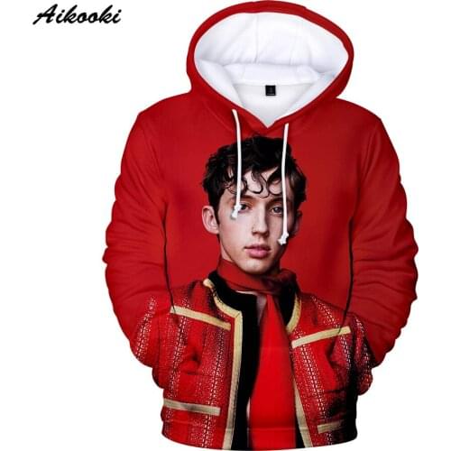 Singer Troye Sivan Hoodies Unisex Autumn Boys Girls 3D Hoodies Harajuku Fashion Print Sweatshirts Men Women High Quality Hoodies