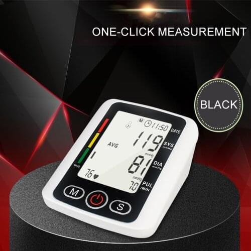 Portable Smart Wrist Blood Pressure with Voice Function Monitor Home Pressure Monitor Arm Pulse Measurement Tool Health Care