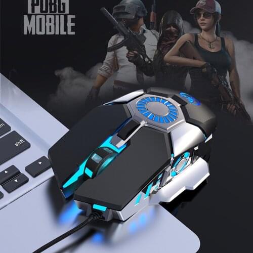 Programmable Gaming Mice HXSJ J700 Mouse USB Wired Office Caring Computer Supplies for Desktop Laptop Computer