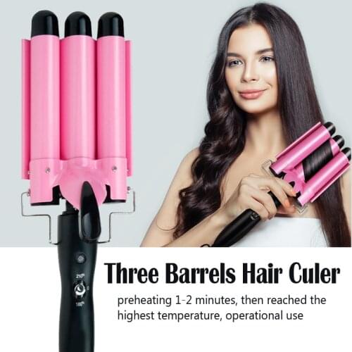 Hair Curler Triple Curling Iron Hair Tools Ceramic Hair Crimper Curling Wand Professional Hair Waver Curlers Hair for Woman