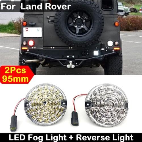 For Land Rover Defender Cabrio Car Rear LED Backup light Fog Lights Reverse lamp