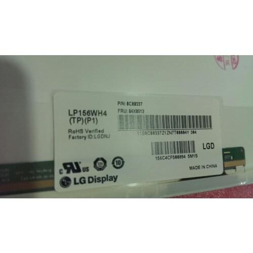 15.6 inch LCD display LP156WH4TPP1 for T540 E540 dedicated FRU: 04X0512