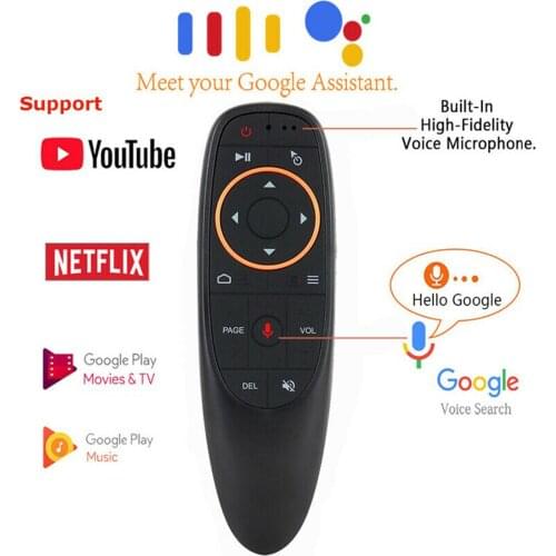 2.4G Voice Remote Control Wireless Keyboard Air Mouse for PC TV Android BOX Mini