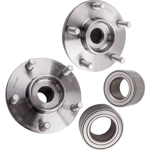 2 Front Wheel Hub & 2 Bearing Kit For Nissan Altima 2.5L Direct replacement