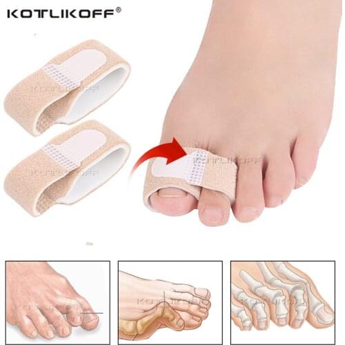 2Pcs Toe separator Strap for Toe Overlapping Thumb valgus Reduce Foot Thumb Extrusion Heel pad Toe Correction Strap Insert