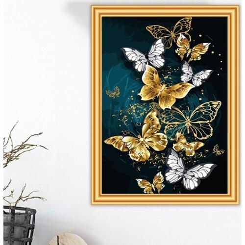5D Diy Diamond Painting Butterfly Cross stitch Full Diamond Embroidery Animal Mosaic Art Picture of Rhinestones Home Decor Gift