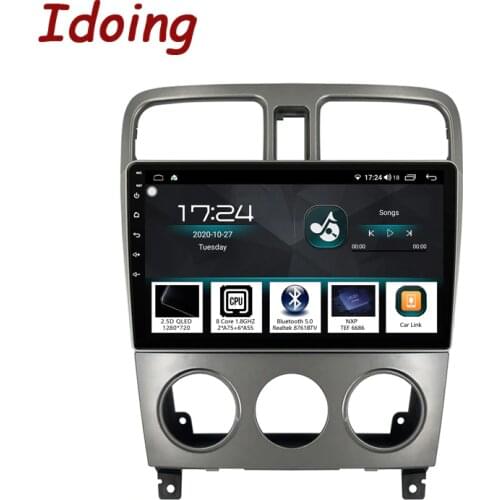 Idoing 9"Car Radio GPS Multimedia Player Android Auto For Subaru Forester 2004-2008 4G+64G Auto Navigation Head Unit No 2 din