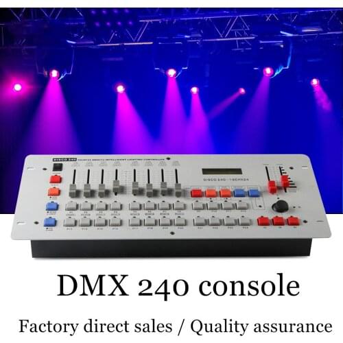 DMX disco 240 DMX Console 16CHx24 DMX512 Intelligent Lighting Controller Kit Fit For Disco / DJ / Dance Fixture Light show