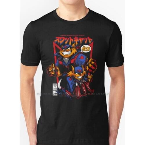 Swat - Kats T Shirt T Shirt 100% Pure Cotton Ilustration Tvshow Hannabarbera Retro 90s Swatkats Vintage Tv Cartoons Vector
