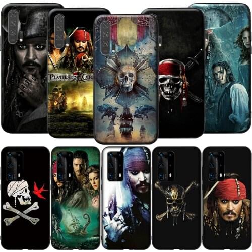 GX176 Pirates Of The Caribbean Silicone Case for Huawei P9 P10 P20 P30 P40 Y6 2018 Y7 Y9 Lite Pro Max Prime Mini