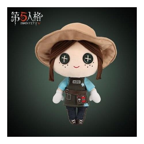 Game Identity Survivor Gardener Emma Cosplay Plush Stuffed Pillow Doll Cushion Plushie Toy Change suit Dress Up Clothes Gift
