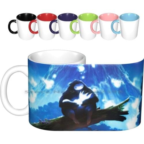 Ori Ceramic Mugs Coffee Cups Milk Tea Mug Ori Ori And The Blind Forest Video Game Pc Cute Cool Happy Creative Trending Vintage