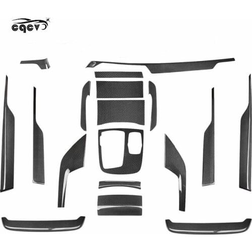 Beautiful carbon fiber interiors for BMW new 7series G12 Central control cover Instrument panel trim Air conditioning vent strip