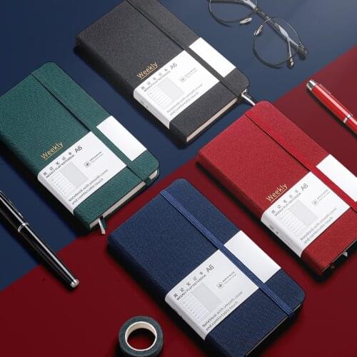 Cute Portable Notebook 2021 Agenda A6 Diary Journal Weekly Monthly Planner Notepad School Supplies Stationery Organizer Schedule