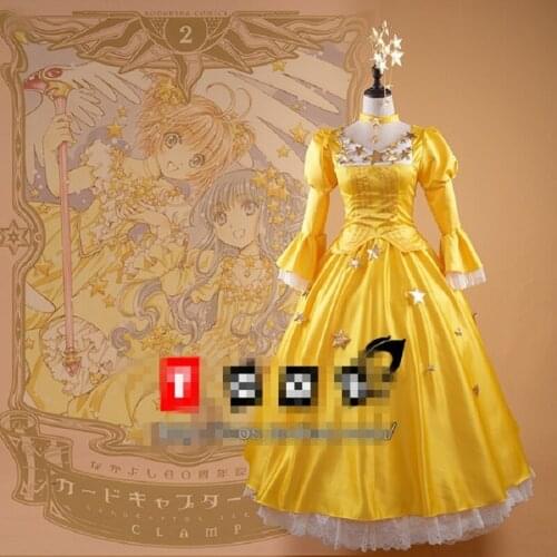 カードキャプターさくら Nakayoshi Variety Sakura Zhishi cos star dress cosplay costume 2021 NEW ll