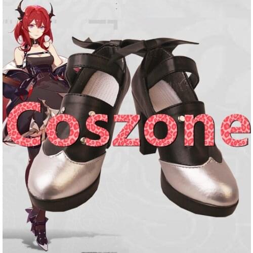 Arknights Surtr Cosplay Shoes Boots Halloween Carnival Cosplay Costume Accessories