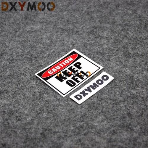 Warning Letters CAUTION Car Vinyl Decals KEEP OFF Motorcycle Stickers