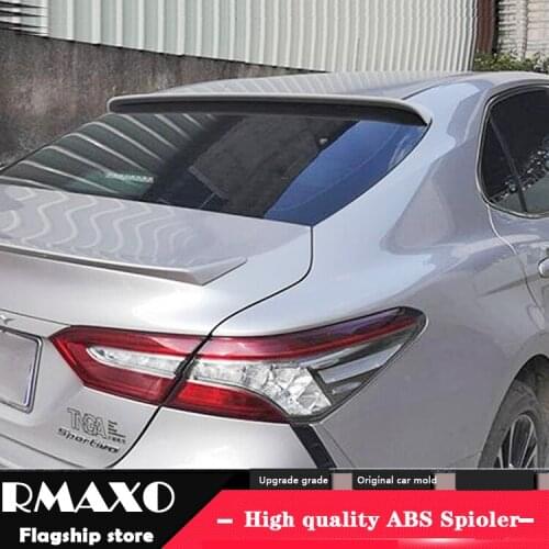 For TOYOTA Camry Roof Spoiler 2018-2019 Roof Spoiler yc High Quality ABS Material Car Rear Wing Primer Color Rear Spoiler