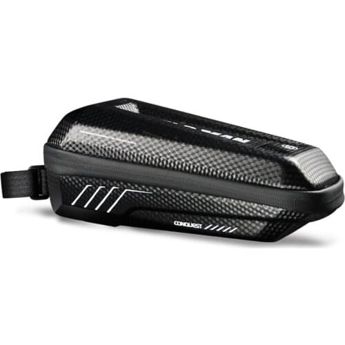 WILD MAN Bicycle Top Tube Front Beam Bag Cycling Bag EVA Case Anti Pressure Rainproof Bike Bag Bike Bag Organizer