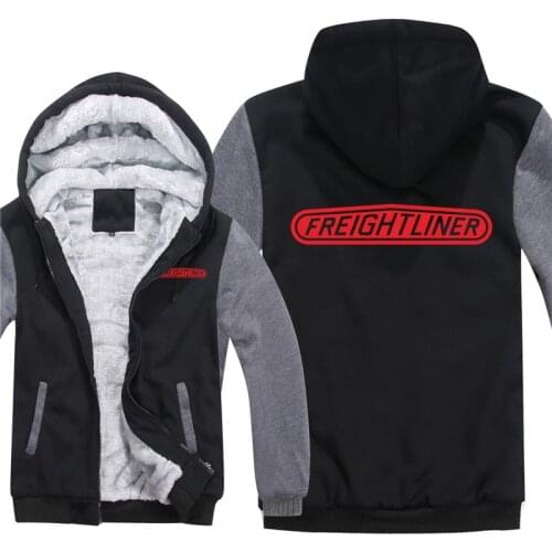 Freightliner Trucks Hoodies Men Fashion Coat Pullover Fleece Liner Jacket Freightliner Sweatshirts Hoody