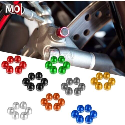 Motorcycle Universal Billet Bleed Valve Cover Kit For DUCATI MONSTER 400 620 MTS 695 696 750 795 797 M797 821 900 M900 1000 S