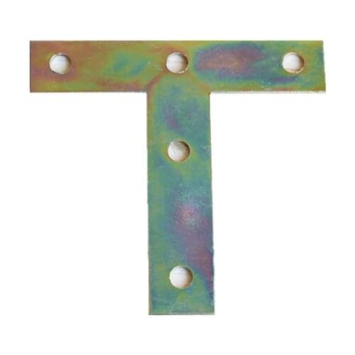 10Pcs/lots Table Chair Corner Brackets Fixed Supports, T Shaped Metal Angle Bracket Connector, Cabinet Corner Protectors Hardwad