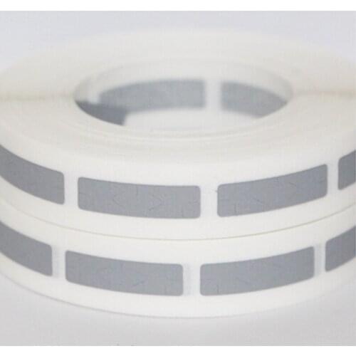 1000pcs 6x40mm Grey Scratched Sticker DIY Manual Hand Made Scratching Stripe Card Film