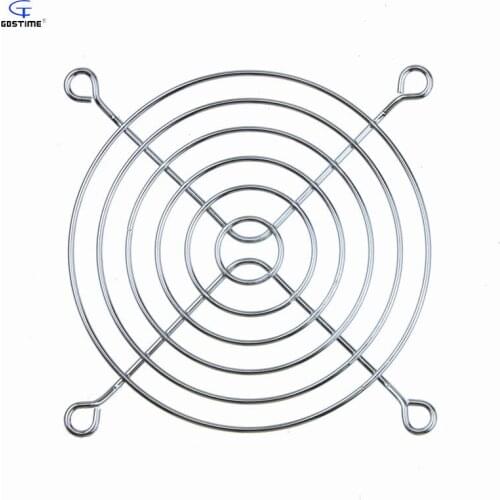 5 Pcs Gdstime 90mm DC Fan Grill Protector Silver Metal Finger Guard Used for 90x90mm Cooling Fan High Quality 9cm Fan Iron Net