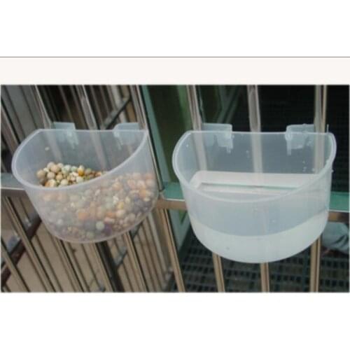 5pcs/lot high quality have RoHS certification crescent suspended pigeon feeder