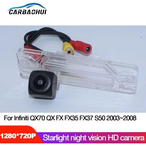 Car rear Reverse backup Camera For Infiniti QX70 QX FX FX35 FX37 S50 2003~2008 CCD Night Vision HD car camera