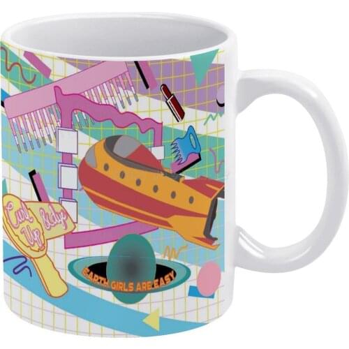 Earth Girls Ship White Mug 11 Oz Funny Ceramic Coffee/Tea/Cocoa Mug Unique Gift Valley Girl Valley Earth Girls Are Easy S Earth