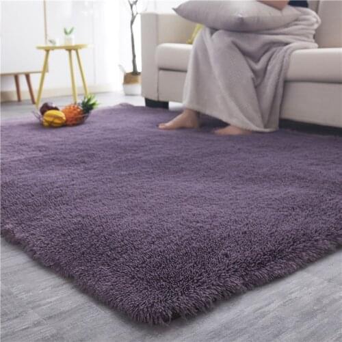 Large Fluffy Carpet Home Decor Long Plush Shaggy Rug Childrens Play Mats Sofa Living Bedroom Bedside Mat Balcony Carpets
