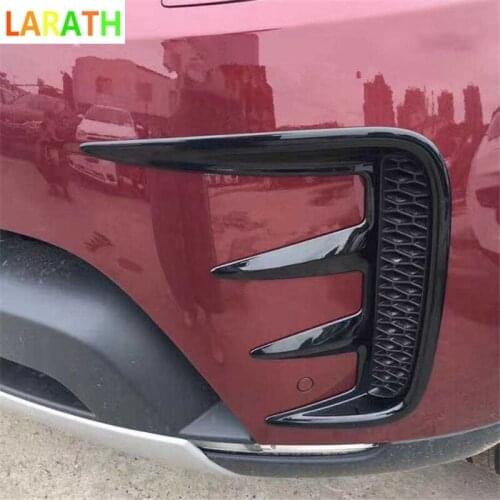 For Land Rover Discovery 5 LR5 2017 L462 ABS Plastic Chrome Plated Front Head Fog Lamp Light Sticker Trim