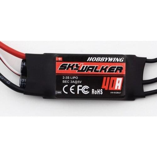 Hobbywing Skywalker 40A 50A-UBEC ESC Electric Speed Controler With UBEC For RC FPV Quadcopter Airplanes Helicopter