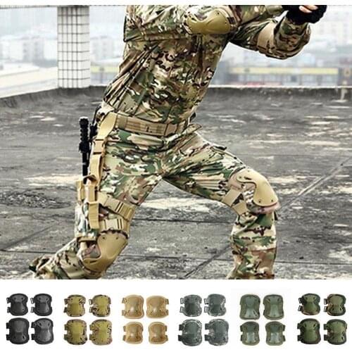 Tactical KneePad Elbow Knee Pads Military Knee Protector Sport Airsoft Gear Hunting Safety Army Outdoor Skating Kneecap Wor R3K1