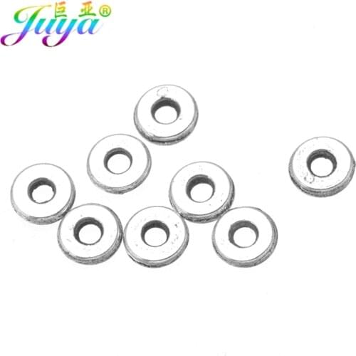 Juya Wholesale Beads Antique Silver Color 6mm Spacers Accessories For Handmade Beadwork Beads Jewelry Making