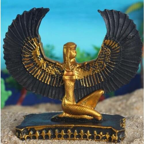 ORIGINAL GREEK CHARACTER ISIS WOMEN EAGLE KIN MADE DIRECT CONFESSION HOME DECORATIONS ORNAMENTS CRAFTS CREATIVE STATUE