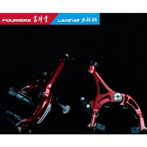 Fouriers Front + Rear Road Bike Caliper Brake Time Trial Triathlon CNC Aluminium C Brake for Alloy rims Bicycles Brakes Set