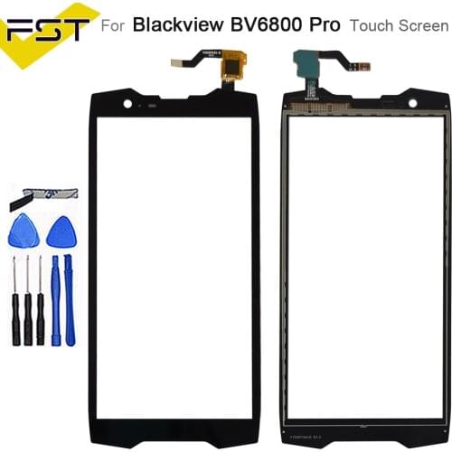 5.7''Black for Blackview BV6800 Pro Touch Screen Digitizer 100% tested Digitizer Glass Panel Touch Replacement Parts