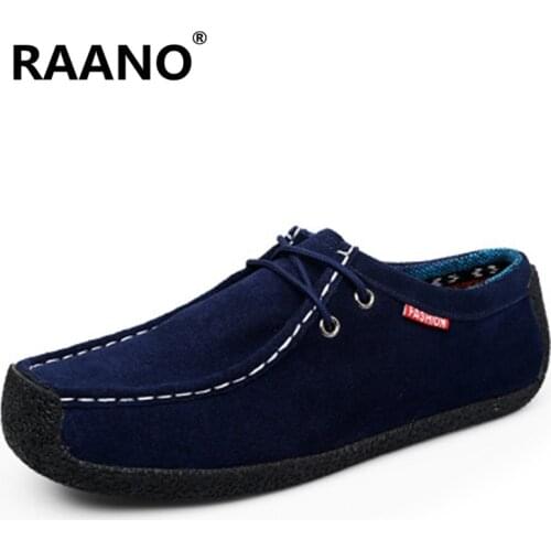 Plus Size 39-46 47 48 49 50 51 High Quality Suede Leather Soft Shoes Men Loafers Oxfords Casual Male Formal Shoes Moccasins