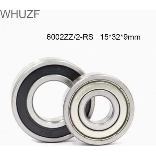 WHUZF 2/4PCS 6002 6002rs 6002RS 6002zz 6002-2Z 6002-2rs RS Deep Groove Ball Bearings 15 x 32 x 9mm High Quality